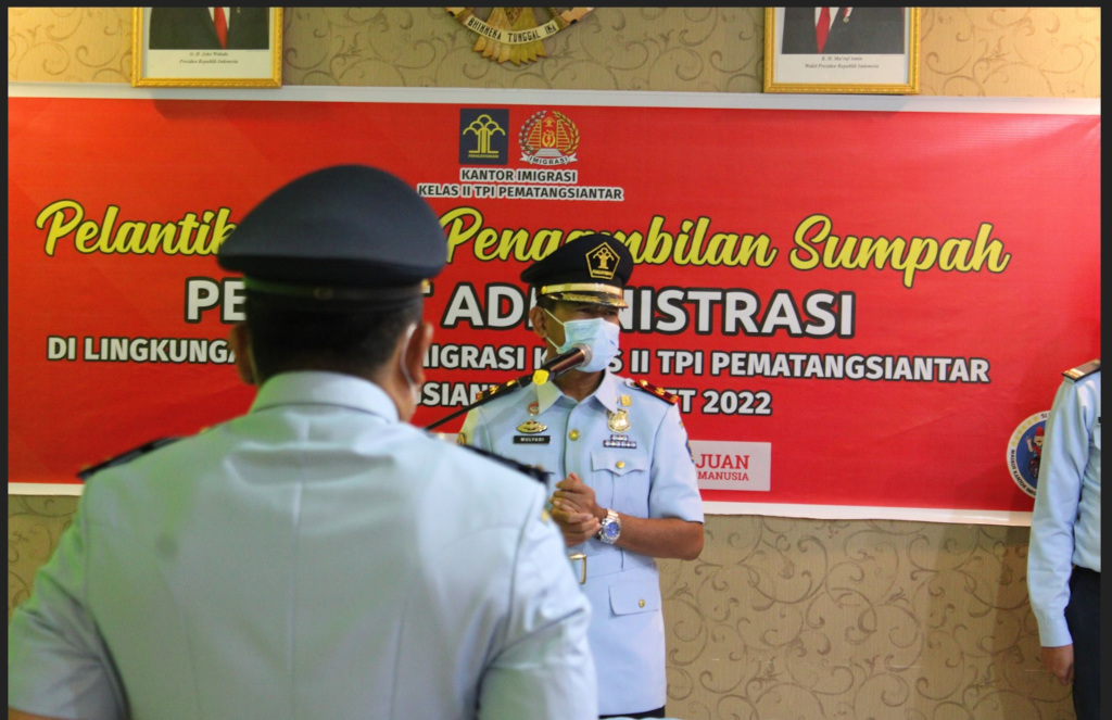 Pelantikan Kepala Urusan Kepegawaian Kantor Imigrasi Kelas II TPI Pematangsiantar