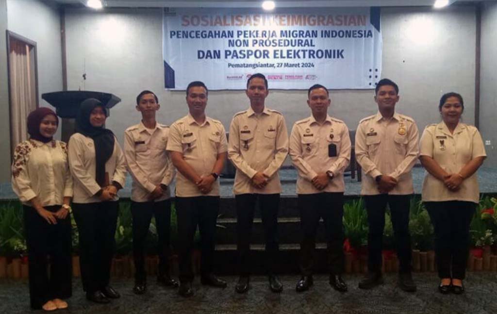 Kantor Imigrasi Kelas IIA TPI Kota Pematangsiantar Gelar Sosialisasi Pencegahan Pekerja Migran Indonesia