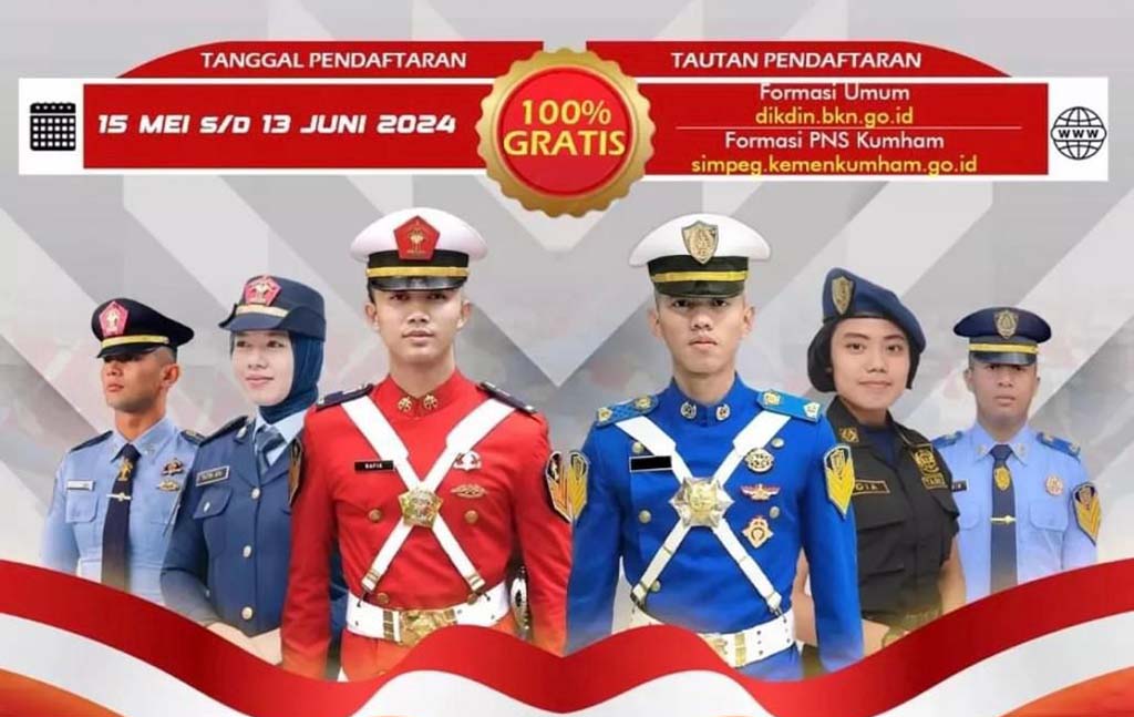 Kemenkumham Buka Pendaftaran Catar tahun 2024
