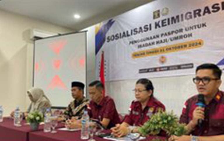Imigrasi Pematang Siantar Sosialisasi Keimigrasian bersama Kemenag, Disdukcapil dan Travel Umroh/Haji Kota Tebing Tinggi
