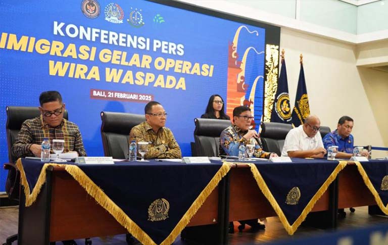 Imigrasi Gelar Operasi Wira Waspada, Amankan WNA dan Penjamin Bermasalah di Bali dan Maluku Utara