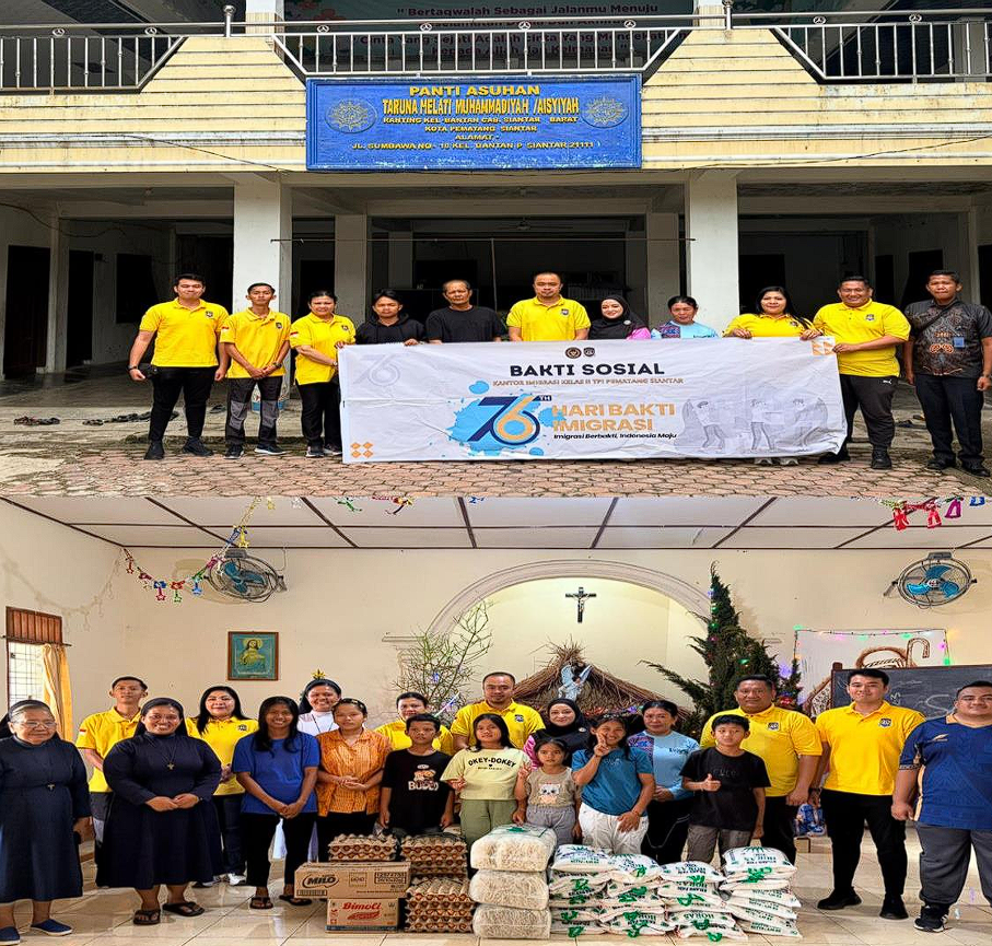 KEGIATAN BAKTI SOSIAL PEMBERIAN BANTUAN KEPADA PANTI ASUHAN ST. PAUS IX DAN PANTI ASUHAN TARUNA MELATI MUHAMMADIYAH/AISYIYAH